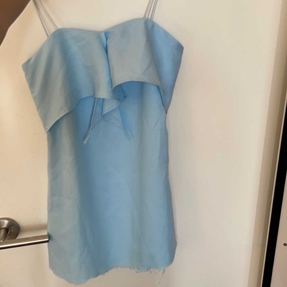 Baby blue dress